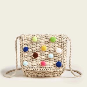 Pon pon crossbody bag